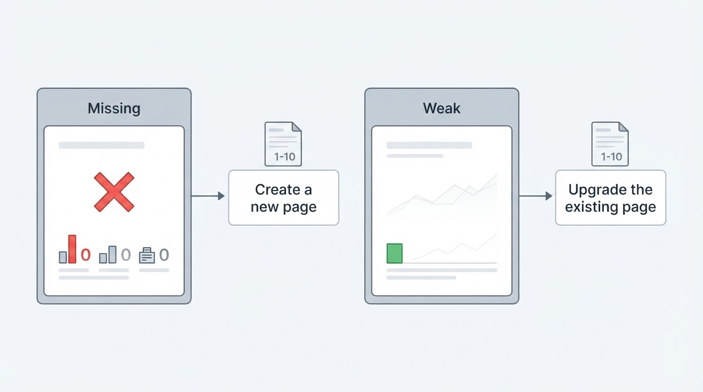 Workflow diagram for analyse competitor keywords.